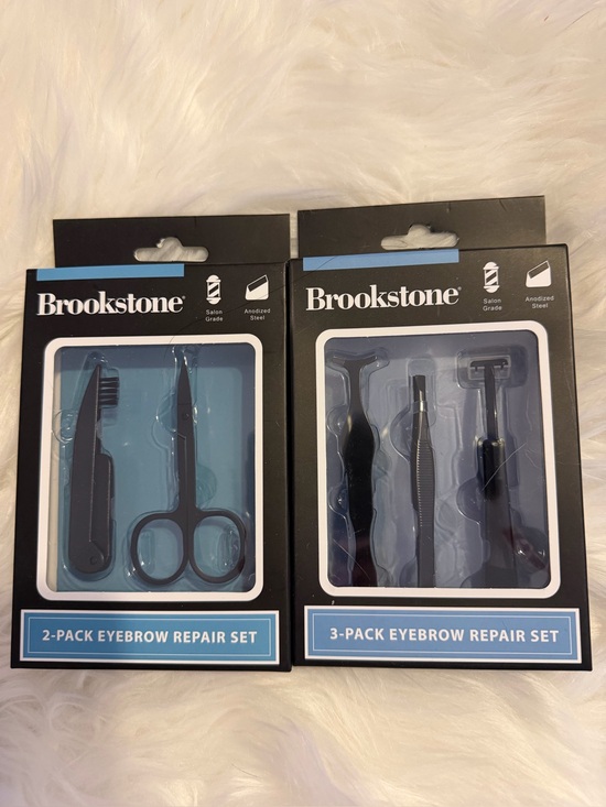 Brookstone Other - Brookstone Eyebrow Repair Kits 2 piece and 3 Piece Tweezers Scissors Shaper More